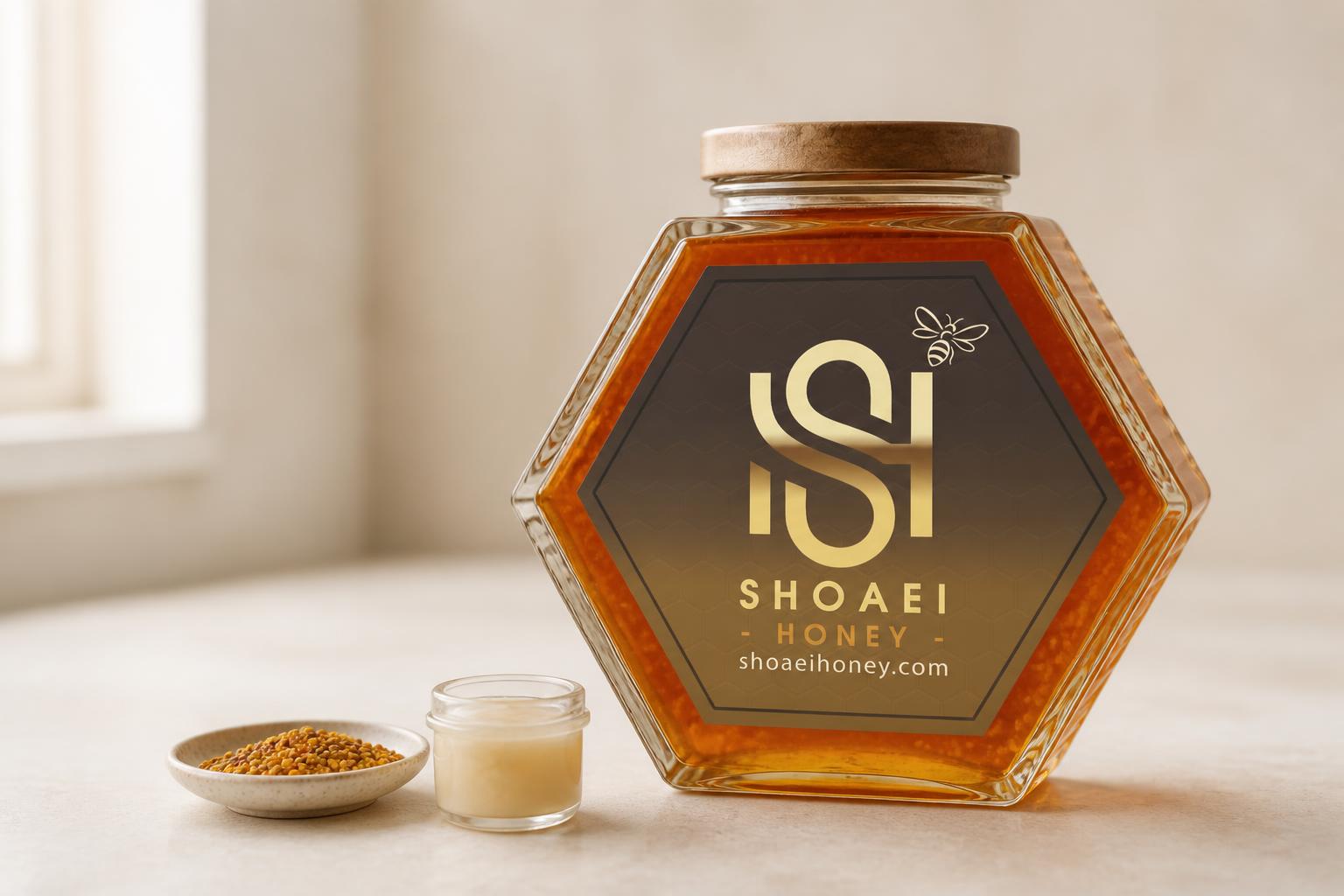 ترکیب عسل، گرده گل و ژل رویال